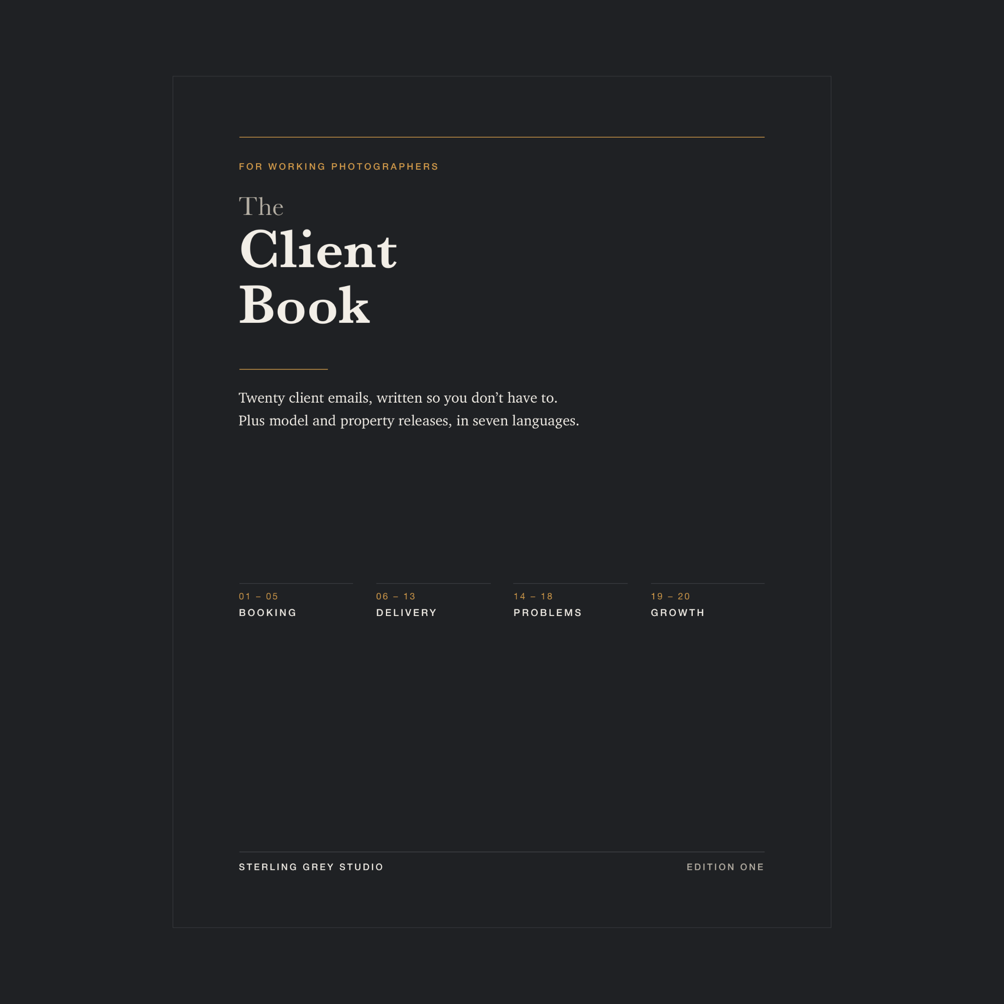 The Client Book, cover